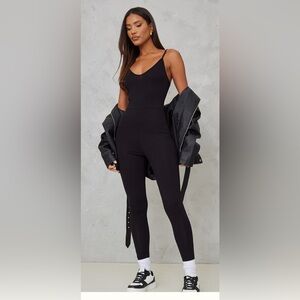 Elegant Black Women's Jumpsuit pretty little thing size 12